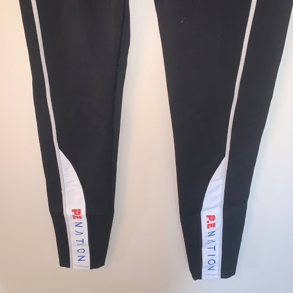 P.E Nation Direct Drive Leggings Black White M - Picture 10 of 12